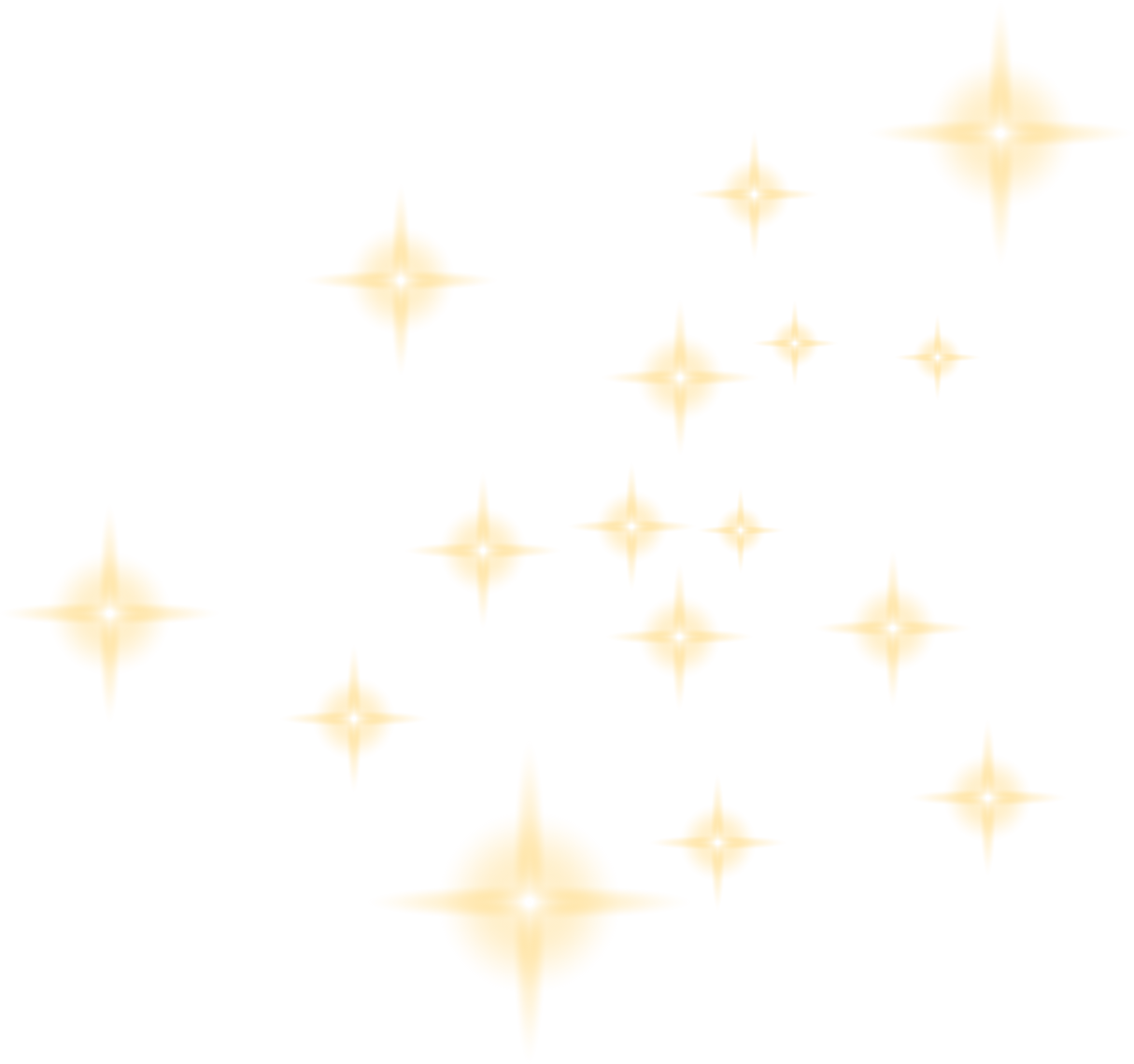 Magic shining gold dust.